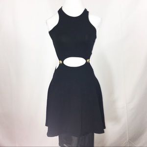 Forever 21 Black Cutout Dress